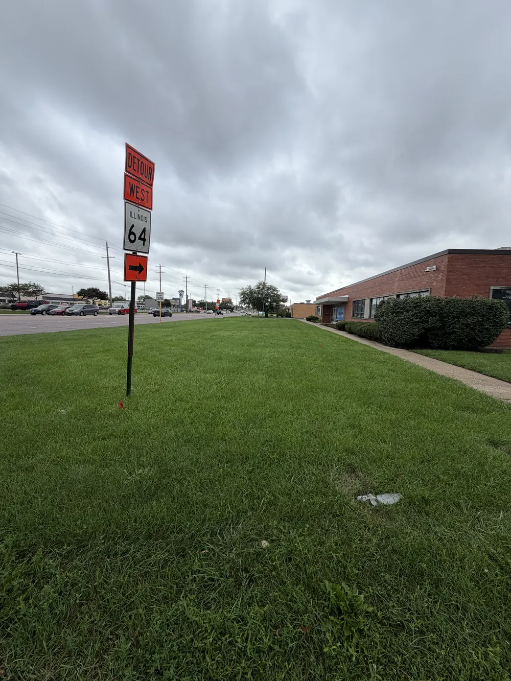 The Berkeley printing-company grounds under ongoing ARLS lawn maintenance